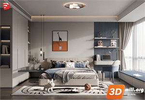 Children Room Scenes Skp FIles 